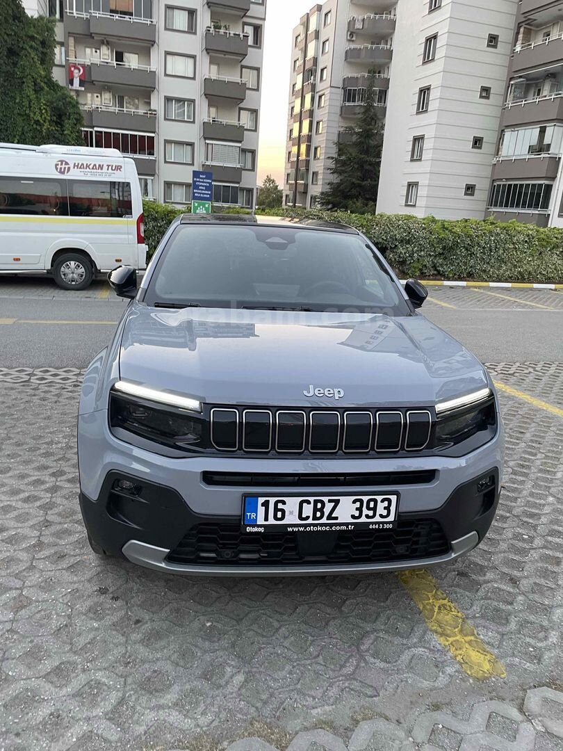 Sahibinden Jeep Avenger Electric Summit 2025 Model Bursa 6.001 km Gri 1
