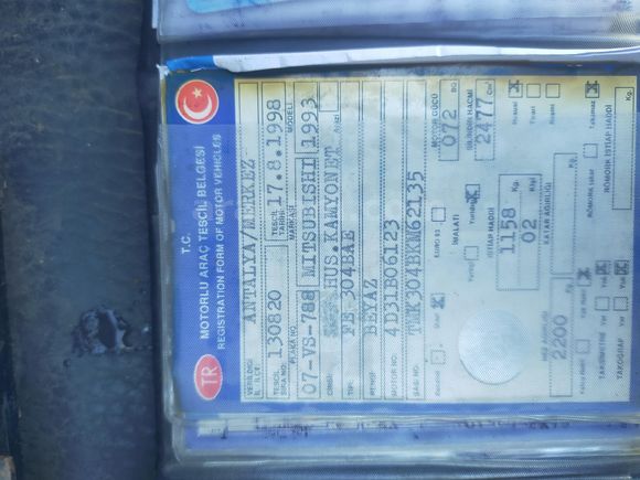 meiyu様 購入ページ Sahibinden Mitsubishi FE 304 1993 Model Antalya 420.000 km Beyaz