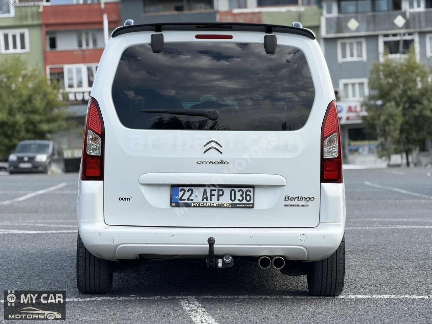 Galeriden Citroen Berlingo 1.6 BlueHDI 2018 Model İstanbul 125.000 km Beyaz 6