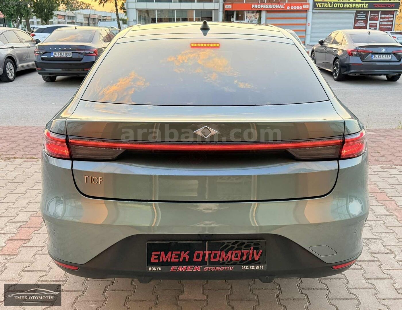 Galeriden TOGG T10F V2 Uzun Menzil 2025 Model Konya 9.000 km Yeşil 7