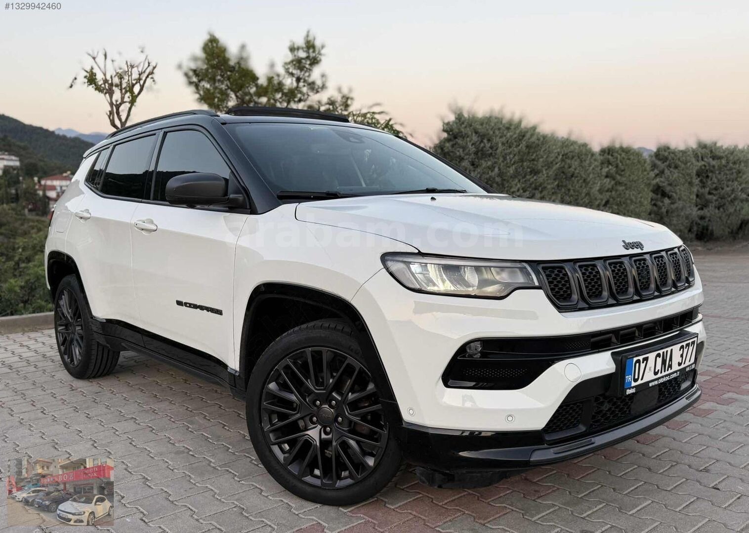 Galeriden Jeep Compass 1.3 GSE 80.Yıl 2021 Model Antalya 54.300 km Beyaz 5