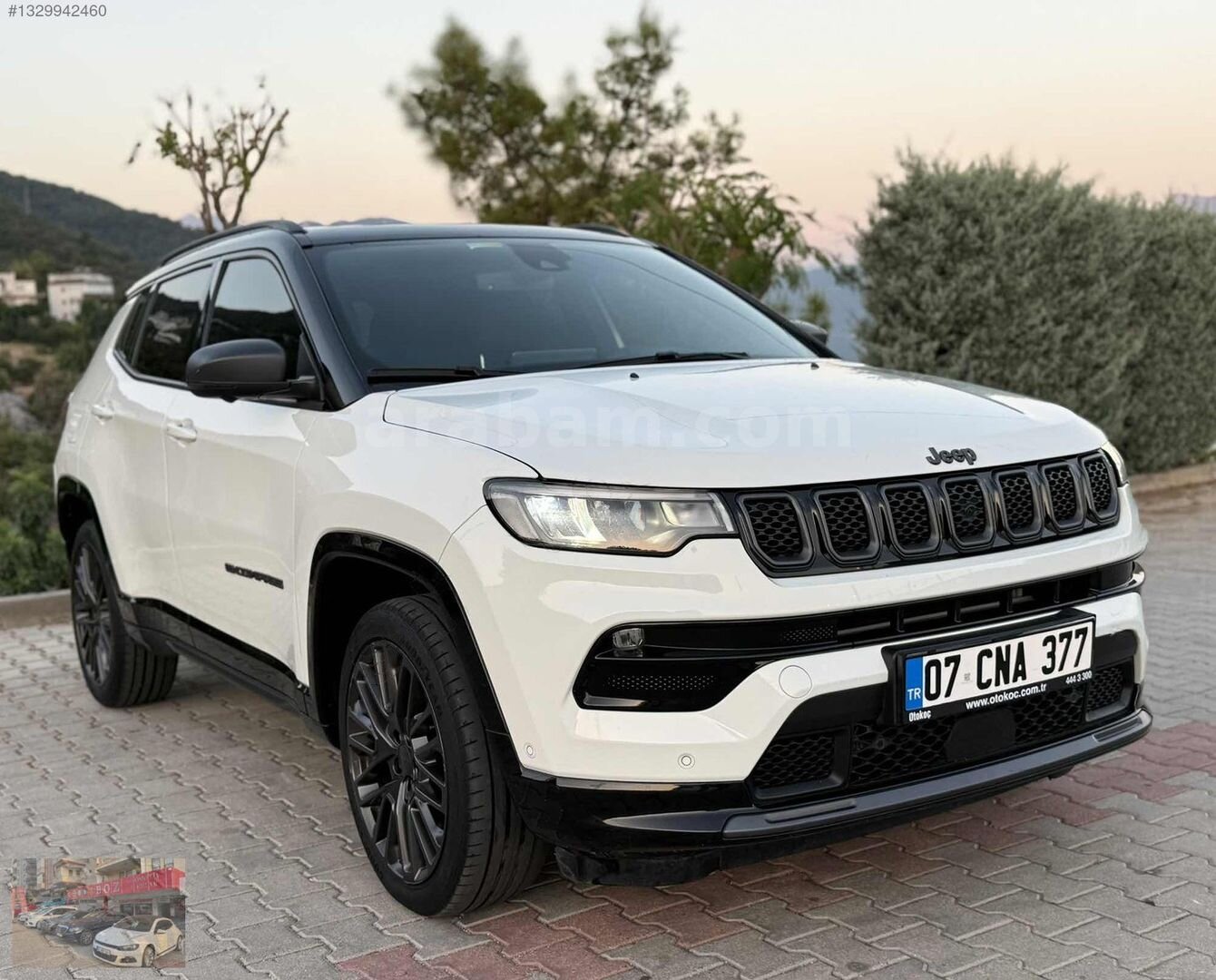 Galeriden Jeep Compass 1.3 GSE 80.Yıl 2021 Model Antalya 54.300 km Beyaz 2