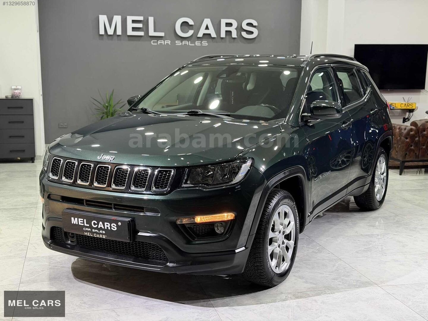 Galeriden Jeep Compass 1.3 GSE Longitude 2020 Model Ankara 100.000 km Yeşil 1