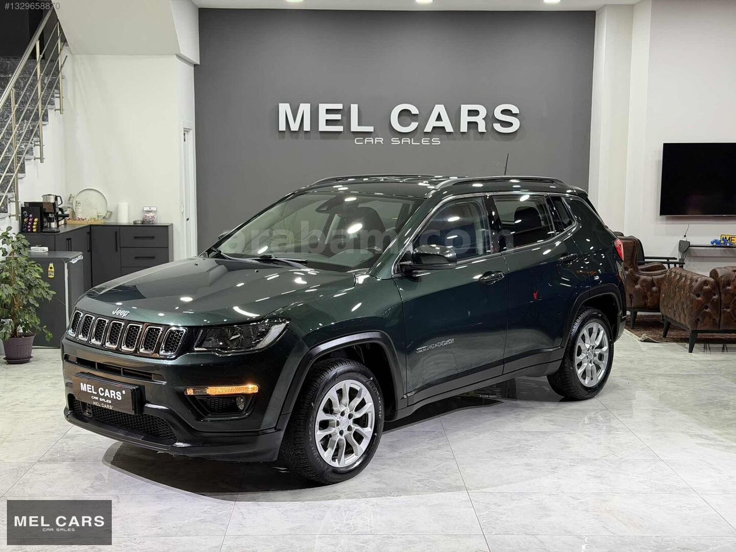 Galeriden Jeep Compass 1.3 GSE Longitude 2020 Model Ankara 100.000 km Yeşil 7