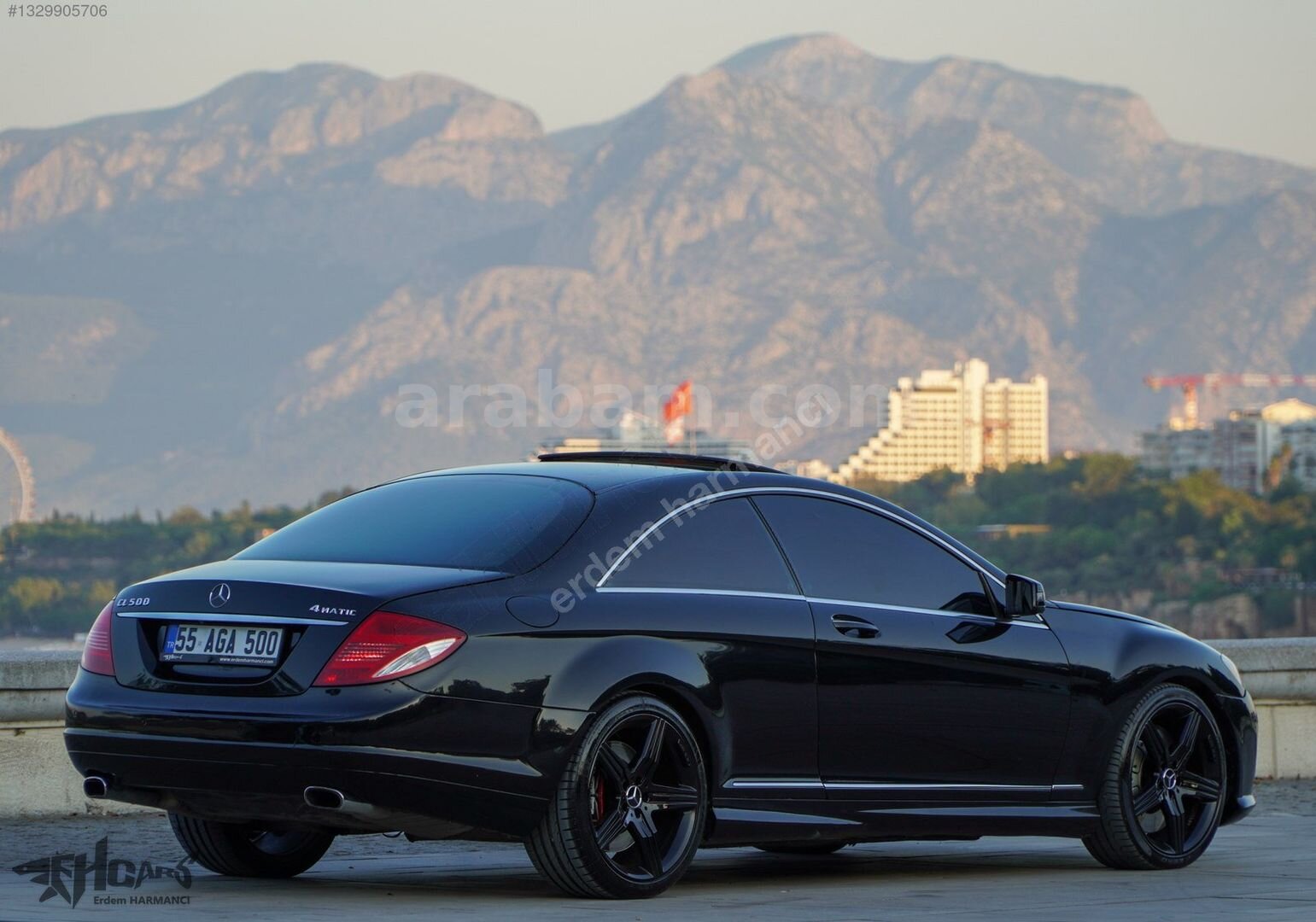 Galeriden Mercedes - Benz CL 500 2010 Model Antalya 235.000 km Siyah 6
