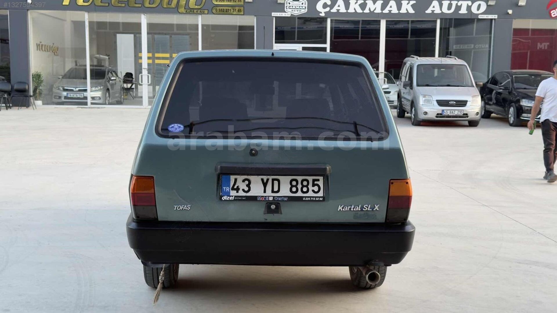 Galeriden Tofaş Kartal SLX 1995 Model Manisa 20.000 km Turkuaz 6