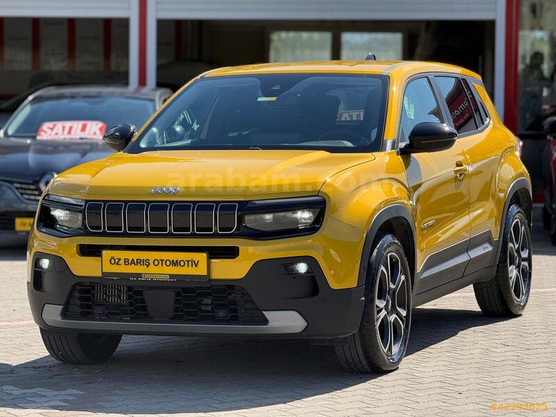 Galeriden Jeep Avenger Hybrid 1.2 Summit 2024 Model Bursa 33.000 km Sarı