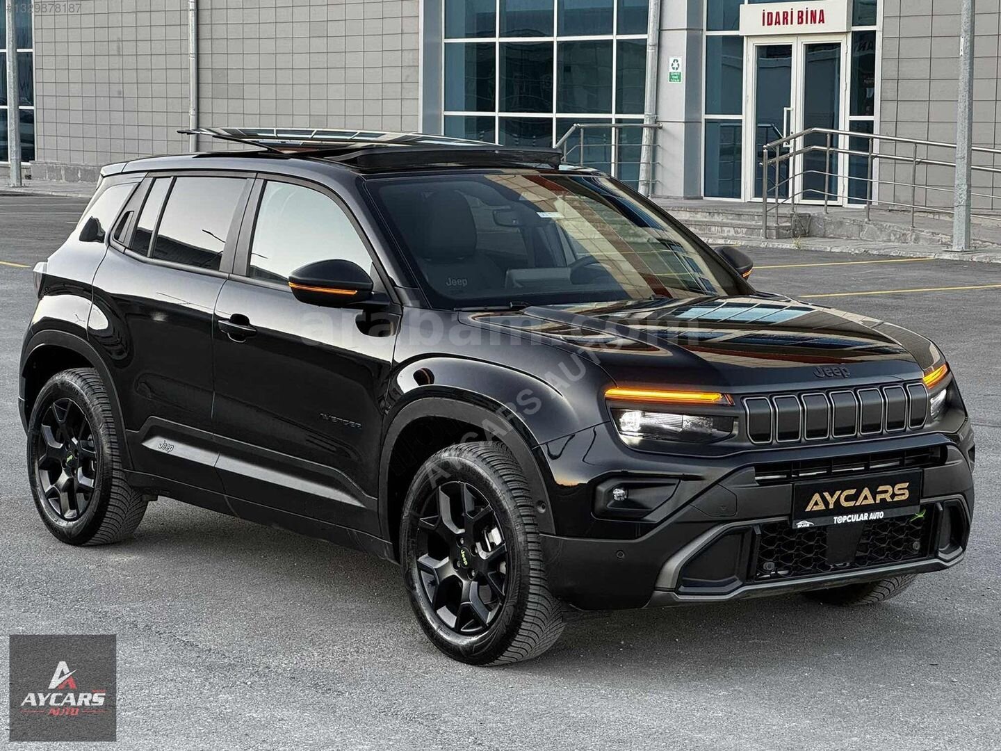 Galeriden Jeep Avenger Hybrid 1.2 Summit 2026 Model Sivas 28.000 km Siyah 2