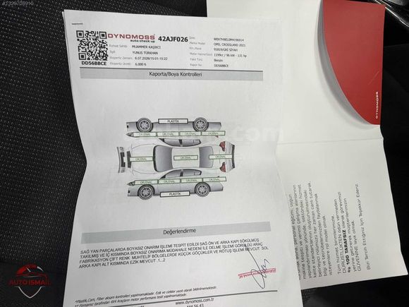 Galeriden Opel Crossland 1.2 T Elegance 2021 Model Konya 92.000 km