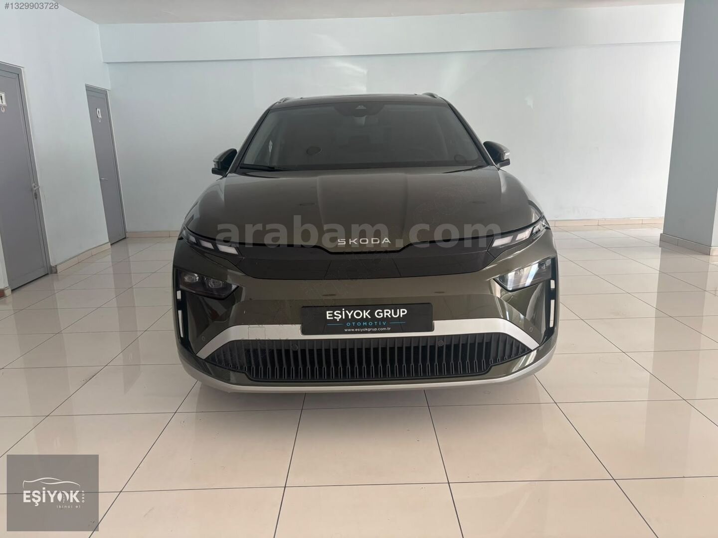 Galeriden Skoda Enyaq E-Prestige 2025 Model İstanbul 12.758 km Yeşil 2