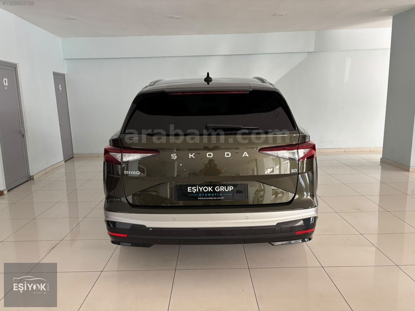 Galeriden Skoda Enyaq E-Prestige 2025 Model İstanbul 12.758 km Yeşil 5