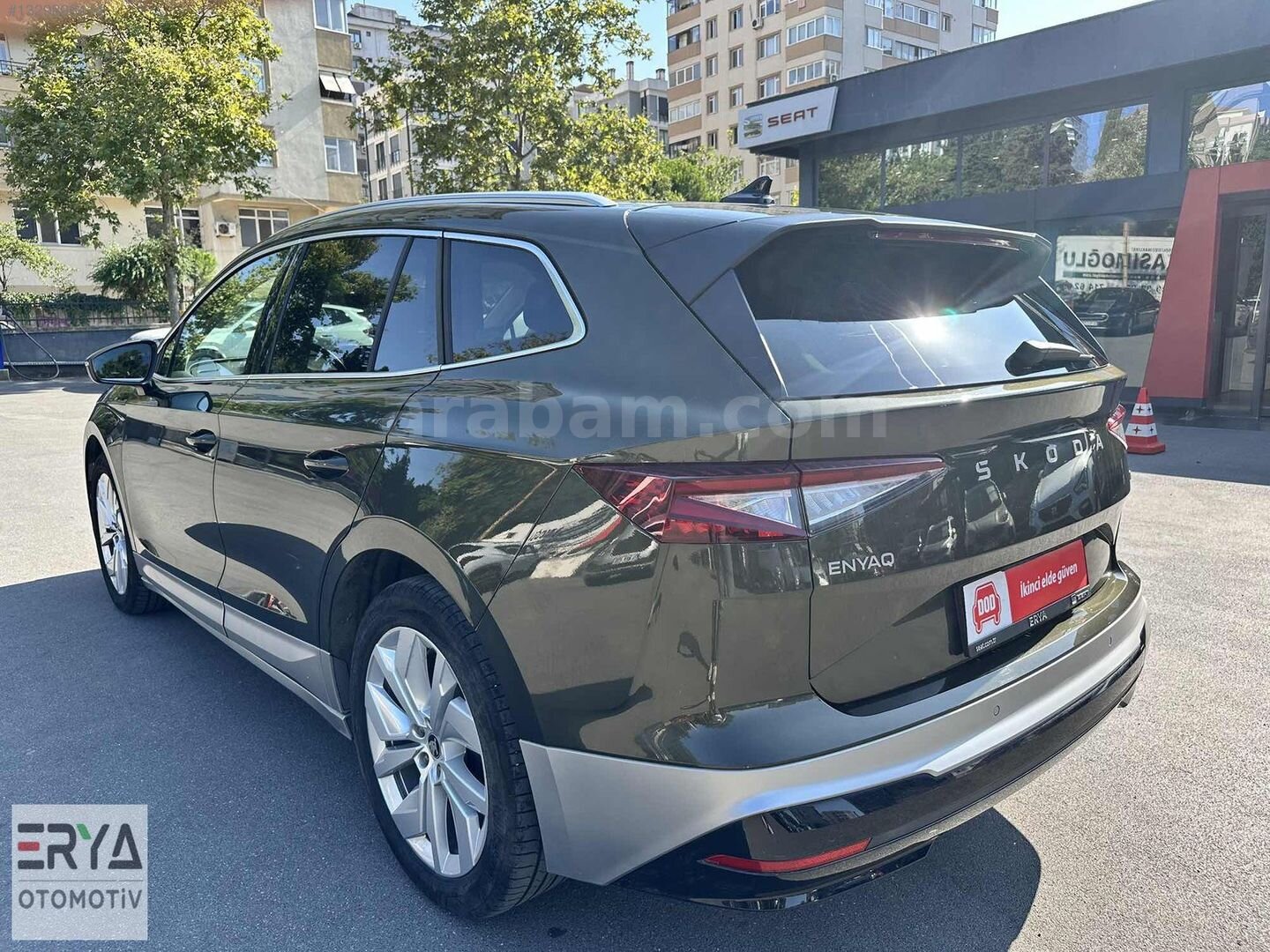 Galeriden Skoda Enyaq E-Prestige 2025 Model İstanbul 40.050 km Yeşil 7