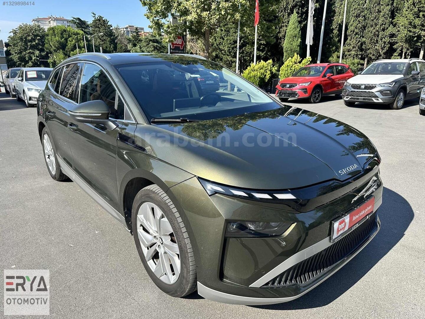 Galeriden Skoda Enyaq E-Prestige 2025 Model İstanbul 40.050 km Yeşil 3