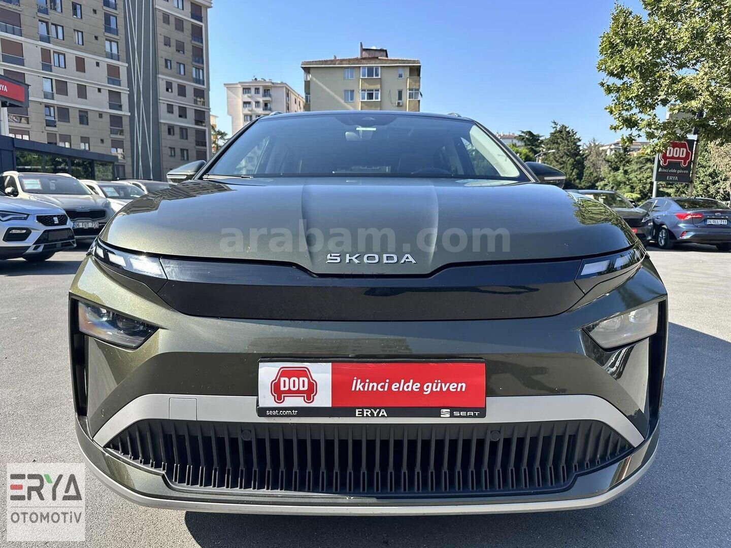 Galeriden Skoda Enyaq E-Prestige 2025 Model İstanbul 40.050 km Yeşil 2