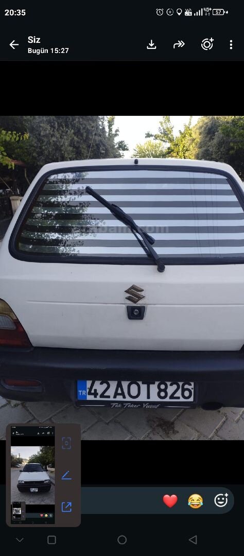 Sahibinden Suzuki Maruti 800 2000 Model Denizli 83.000 km Beyaz 6