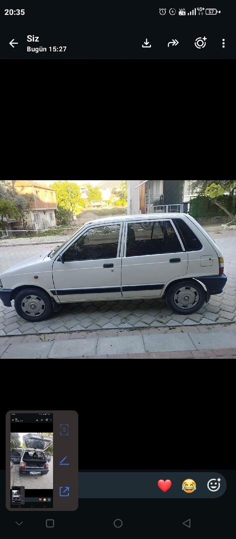 Sahibinden Suzuki Maruti 800 2000 Model Denizli 83.000 km Beyaz 2