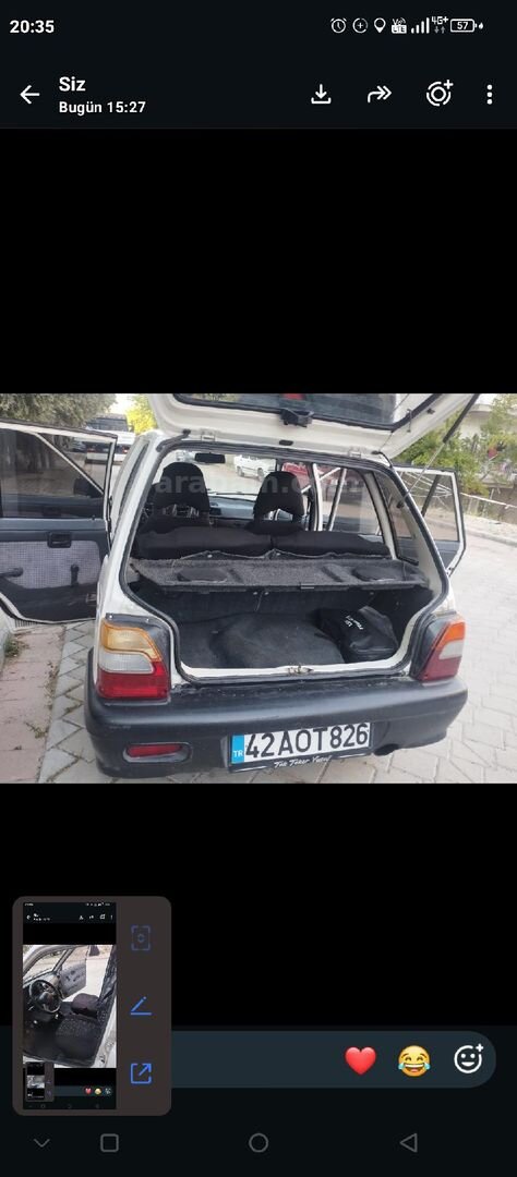 Sahibinden Suzuki Maruti 800 2000 Model Denizli 83.000 km Beyaz 7