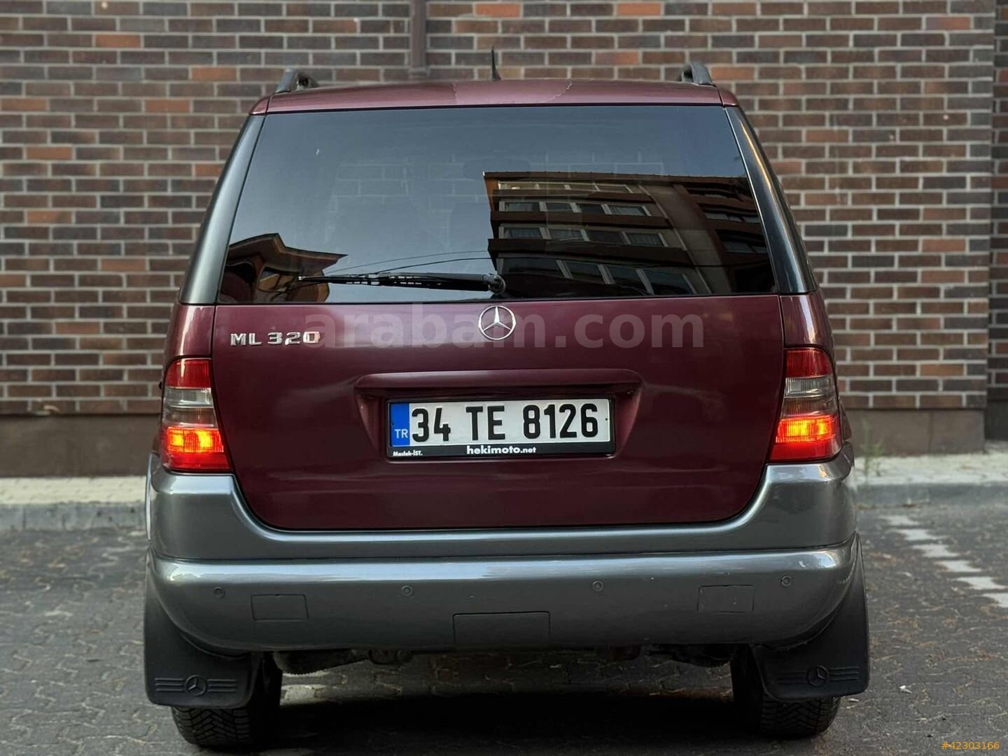 Galeriden Mercedes - Benz ML 320 1999 Model İstanbul 208.000 km Bordo 5