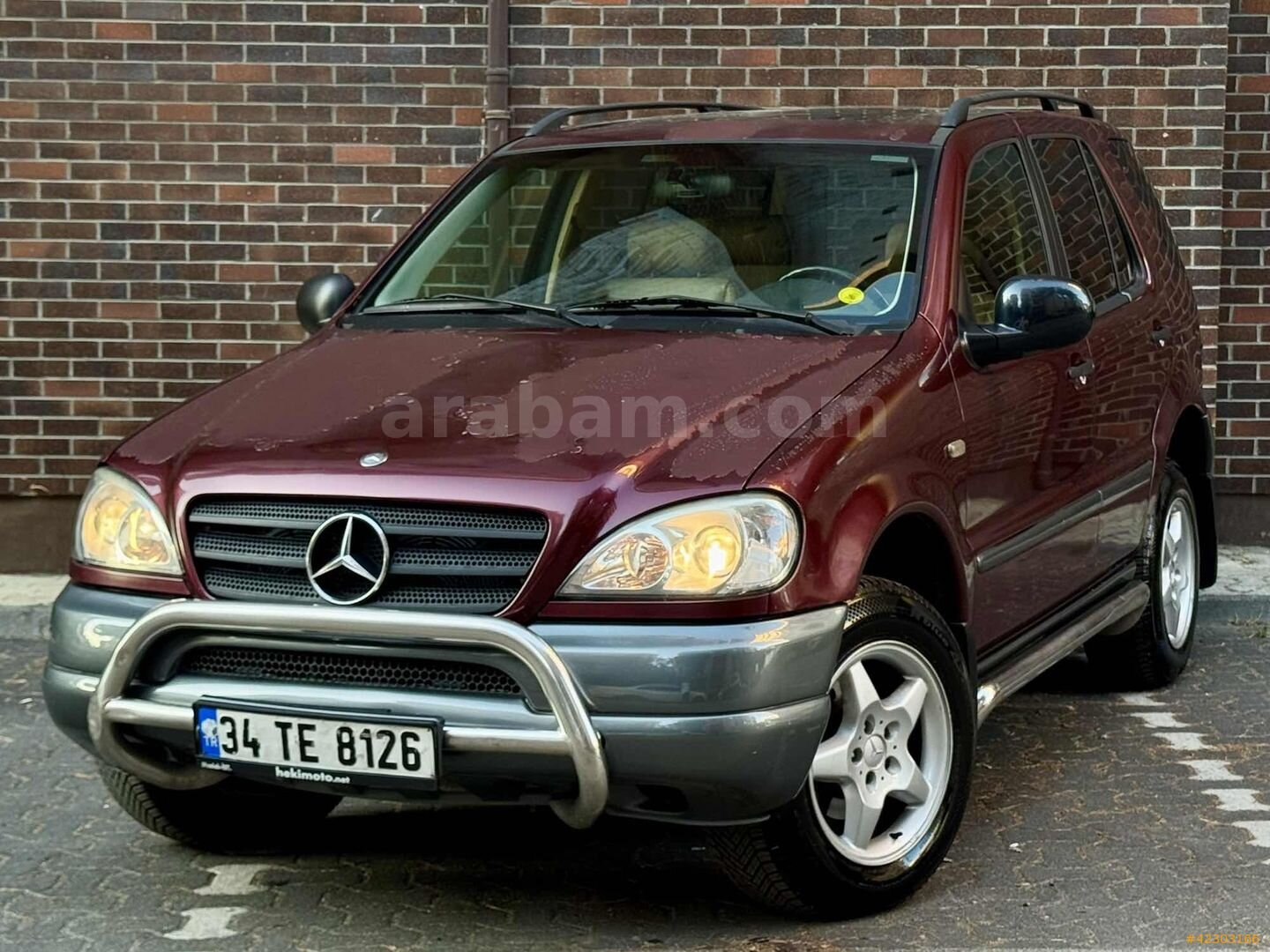 Galeriden Mercedes - Benz ML 320 1999 Model İstanbul 208.000 km Bordo 2