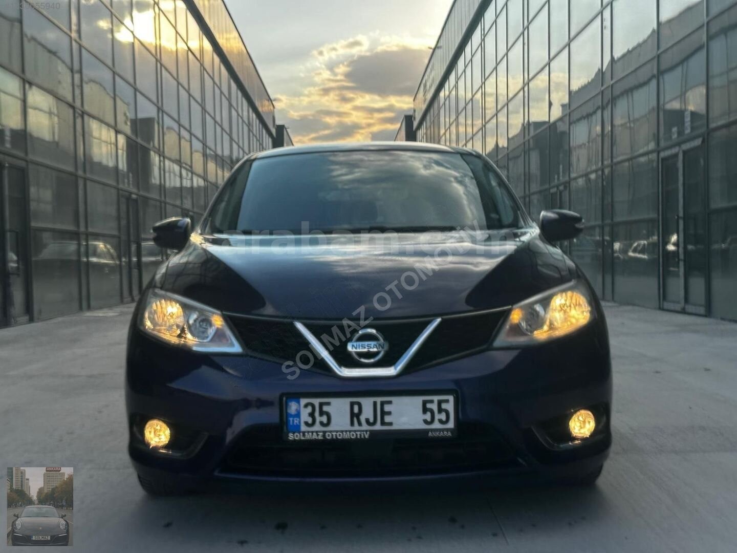 Galeriden Nissan Pulsar 1.2 Tekna 2016 Model Ankara 75.000 km Mavi 2