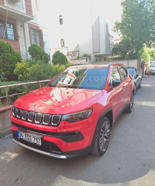 Sahibinden Jeep Compass 1.3 GSE Limited 2021 Model İstanbul 62.000 km Kırmızı