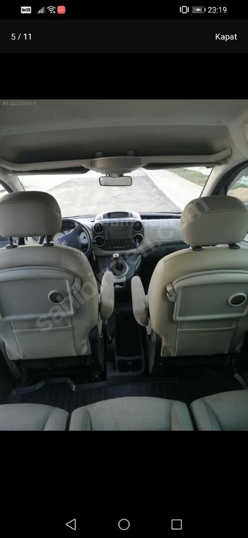 Sahibinden Peugeot Partner 1.6 HDI Premium Pack 2012 Model Gaziantep 142.000 km Siyah 5