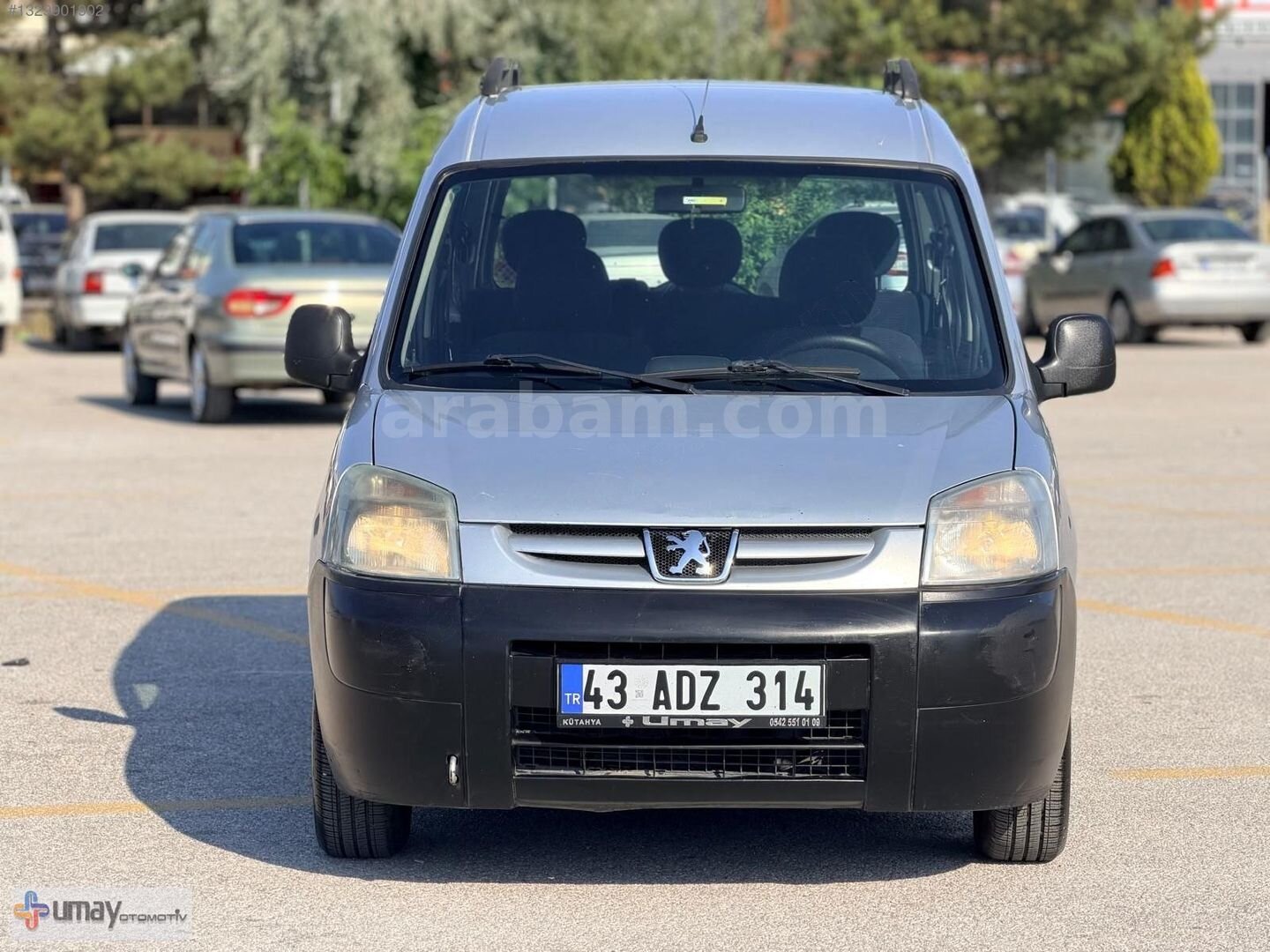 Galeriden Peugeot Partner 1.9 D 2007 Model Kütahya 232.000 km Gri 1