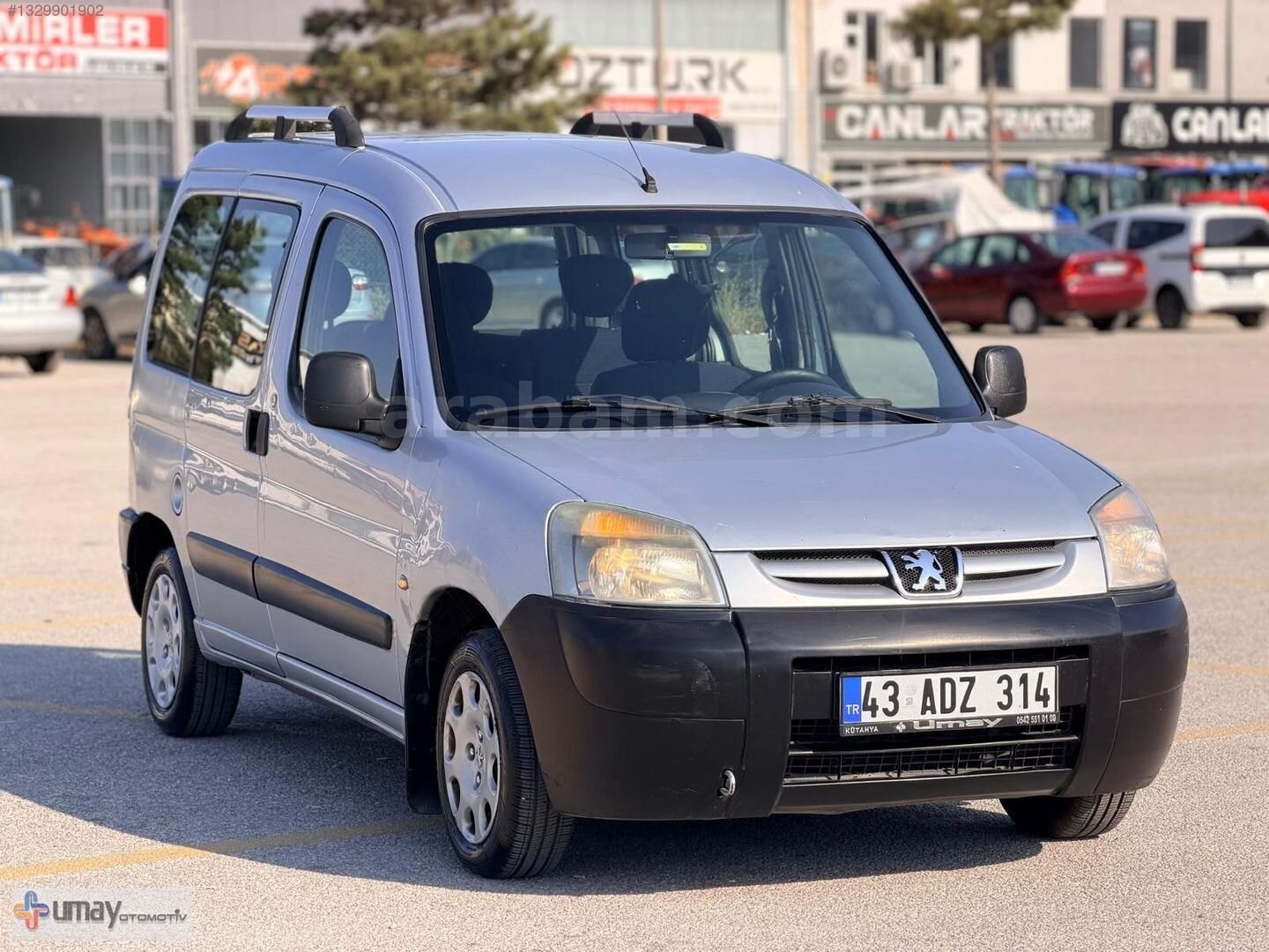 Galeriden Peugeot Partner 1.9 D 2007 Model Kütahya 232.000 km Gri 3