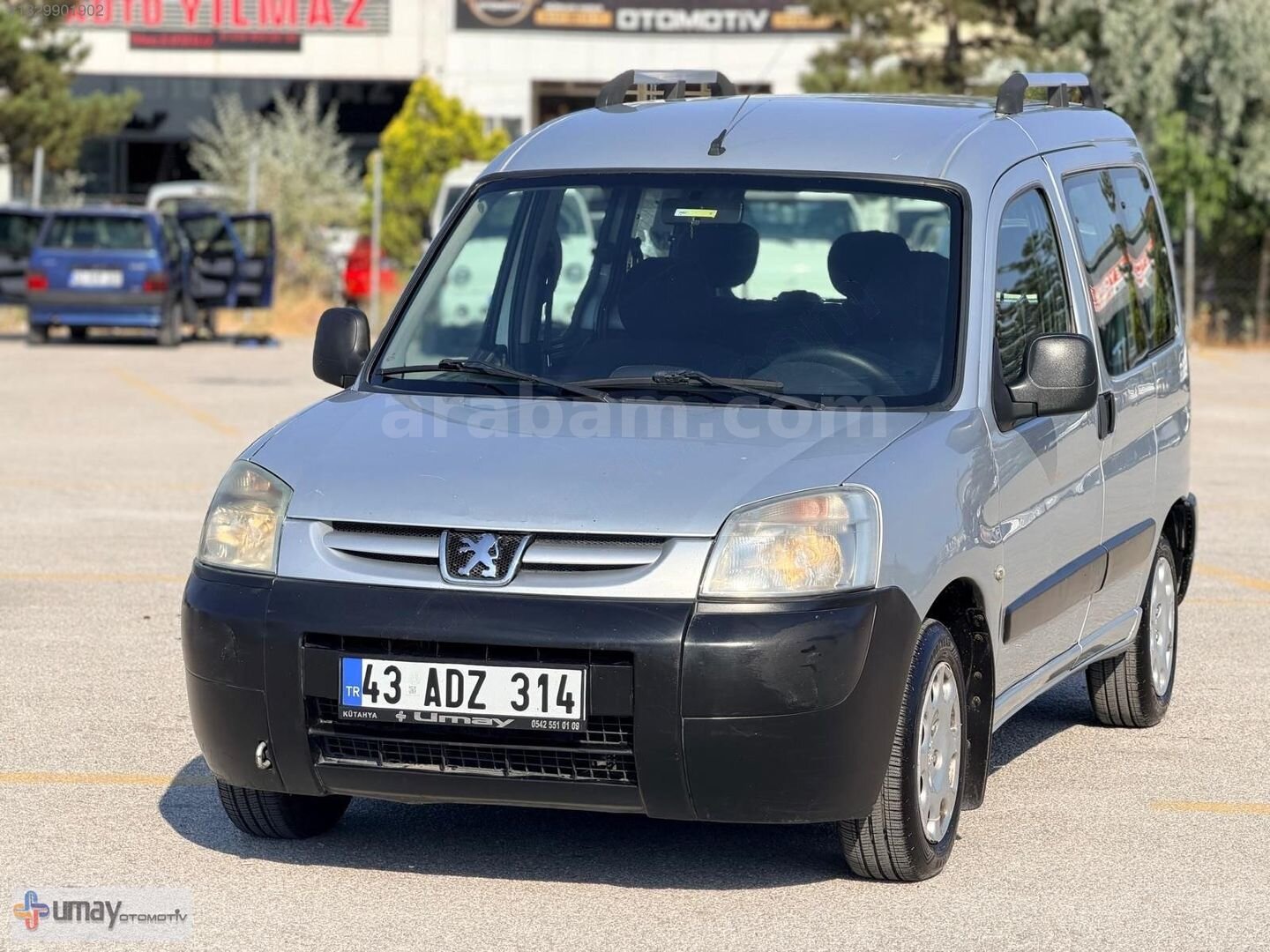 Galeriden Peugeot Partner 1.9 D 2007 Model Kütahya 232.000 km Gri 2
