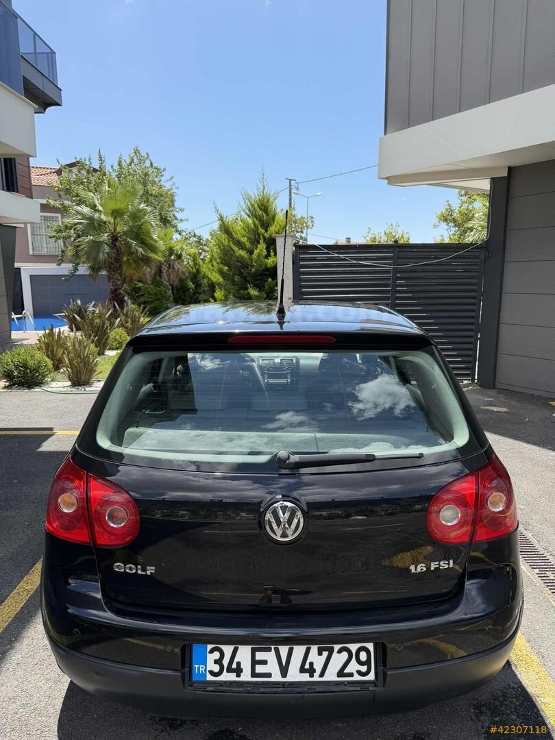 Galeriden Volkswagen Golf 1.6 FSi Comfortline 2007 Model İstanbul 185.000 km Siyah 4