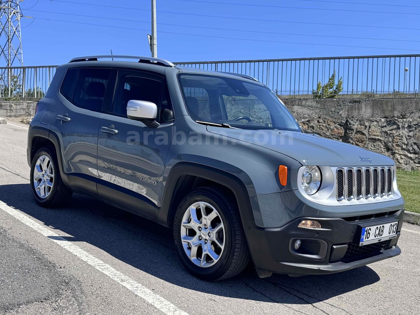 Galeriden Jeep Renegade 1.4 MultiAir Limited 2017 Model İstanbul 79.000 km Gri 6