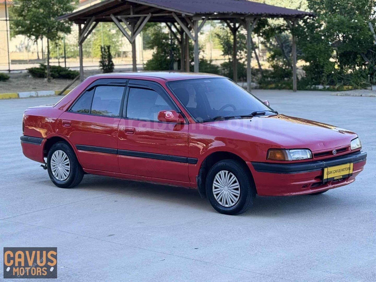 Galeriden Mazda 323 1.6 GLX 1992 Model Uşak 450.000 km Kırmızı 4