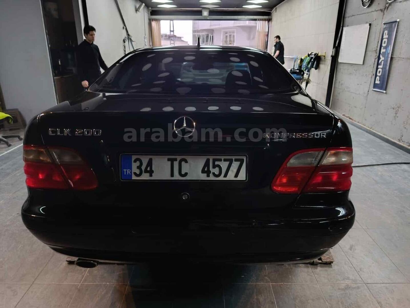 Sahibinden Mercedes - Benz CLK 200 Kompressor Avantgarde 2000 Model İstanbul 275.000 km Siyah 6