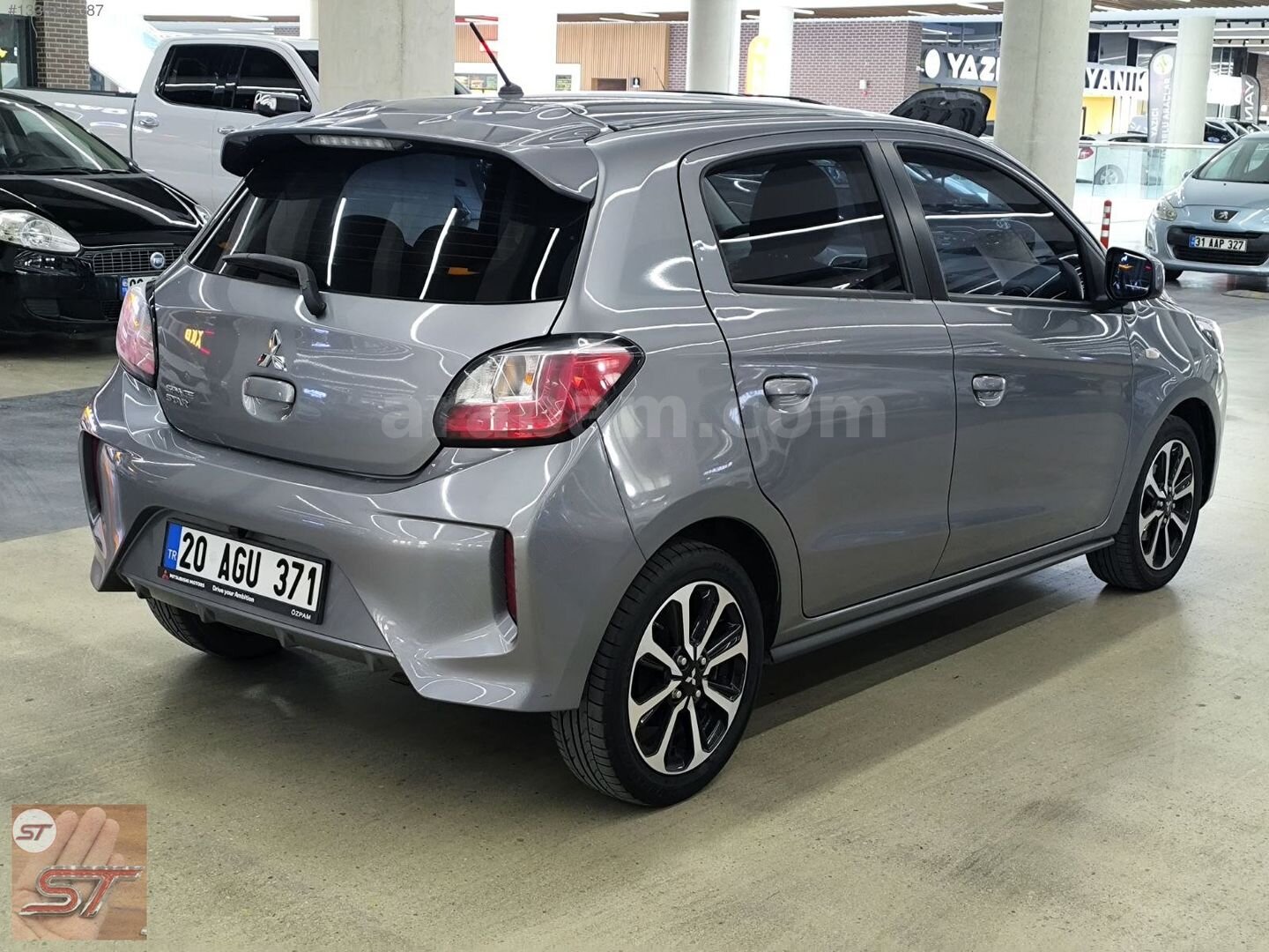 Galeriden Mitsubishi Space Star 1.2 Intense 2022 Model Ankara 51.000 km Füme 7