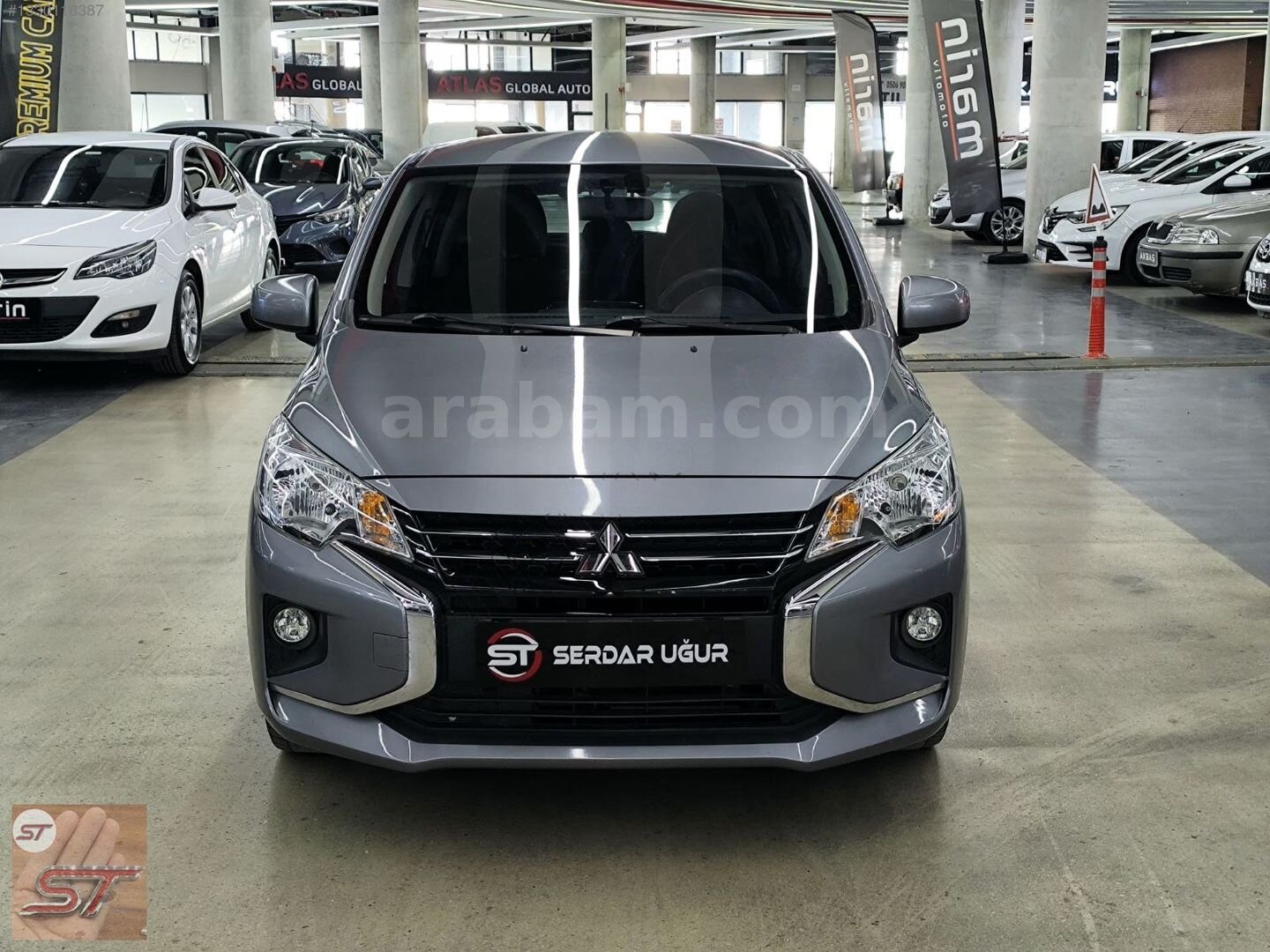 Galeriden Mitsubishi Space Star 1.2 Intense 2022 Model Ankara 51.000 km Füme 2
