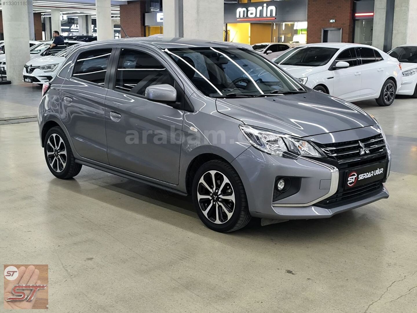 Galeriden Mitsubishi Space Star 1.2 Intense 2022 Model Ankara 51.000 km Füme 5