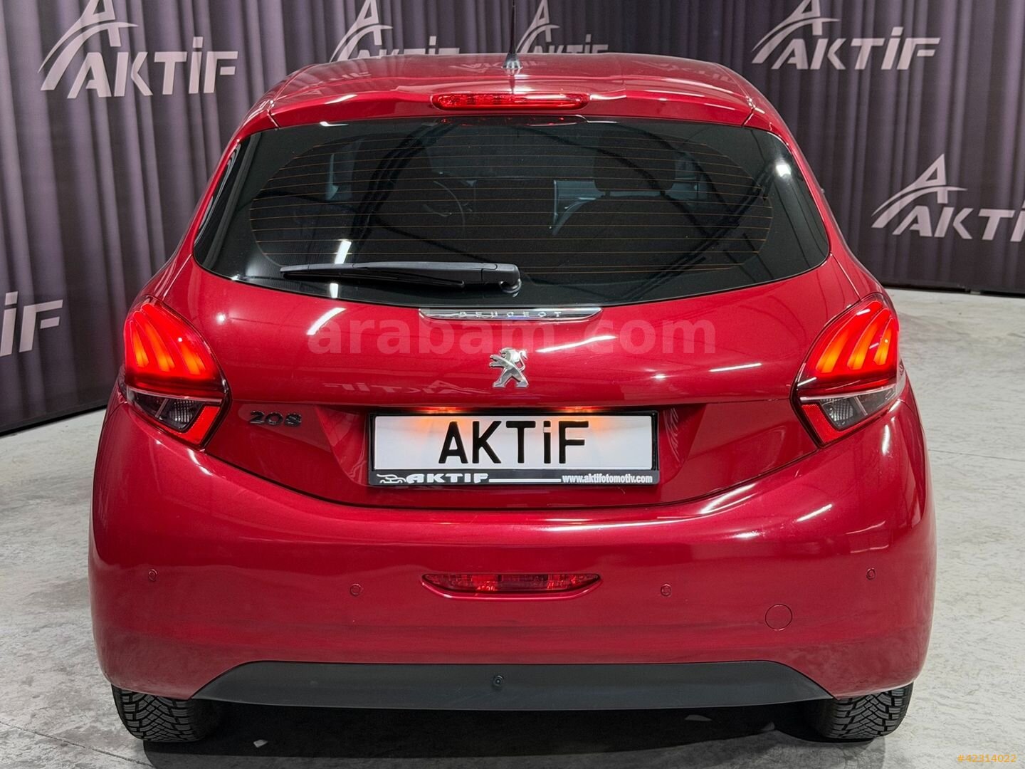 Galeriden Peugeot 208 1.2 PureTech Access 2015 Model Denizli 89.000 km Kırmızı 5