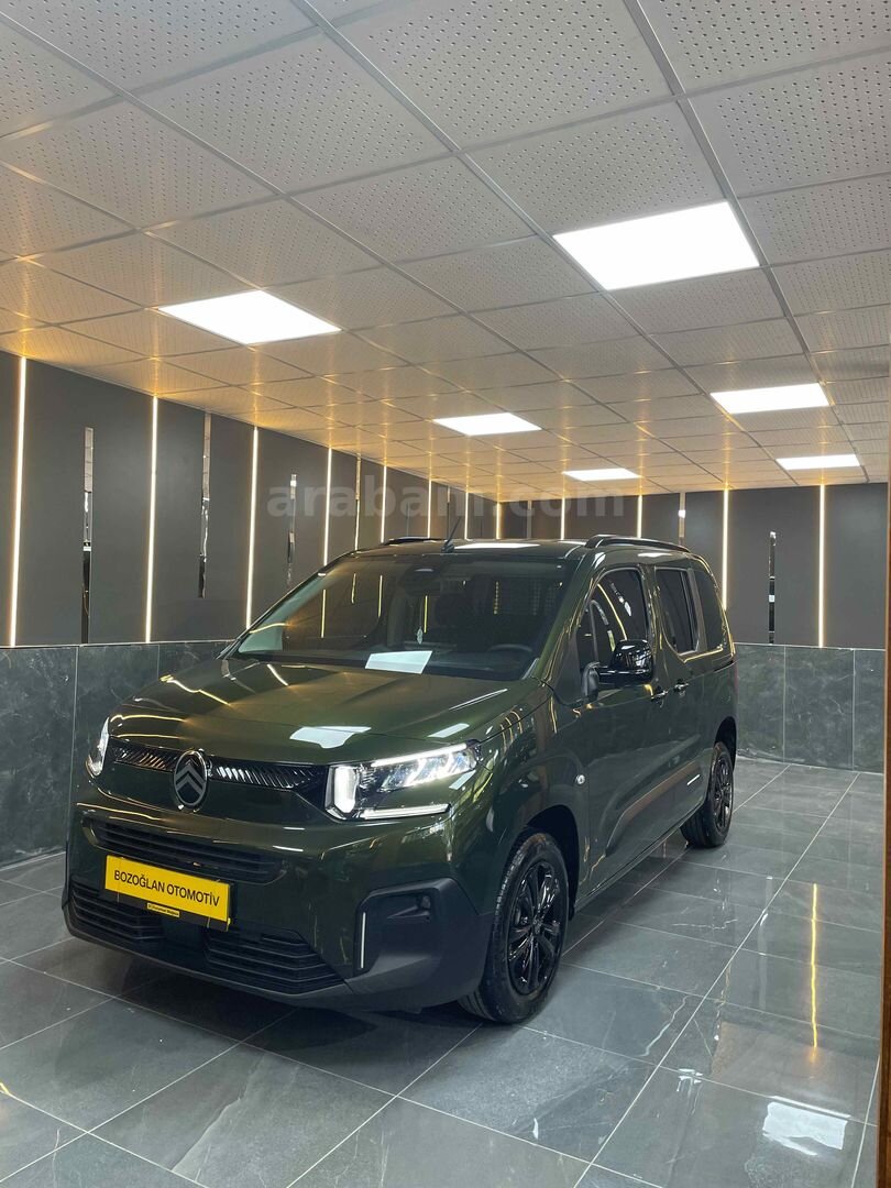 Galeriden Citroen Berlingo 1.5 BlueHDI Plus 2025 Model Adana 9.000 km Yeşil (metalik) 2