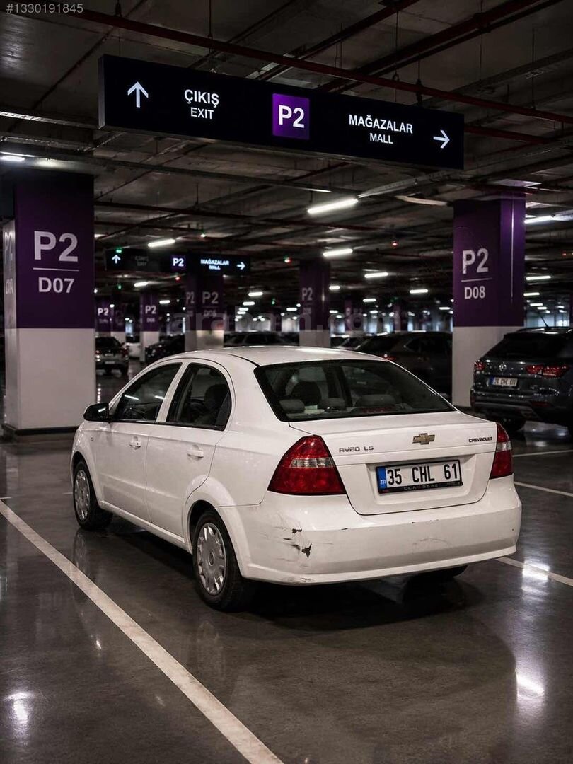 Galeriden Chevrolet Aveo 1.2 LS 2011 Model İzmir 208.000 km Beyaz 5