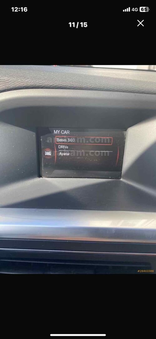 Sahibinden Volvo S60 1.6 D 2012 Model Muğla 164.000 km Beyaz 4
