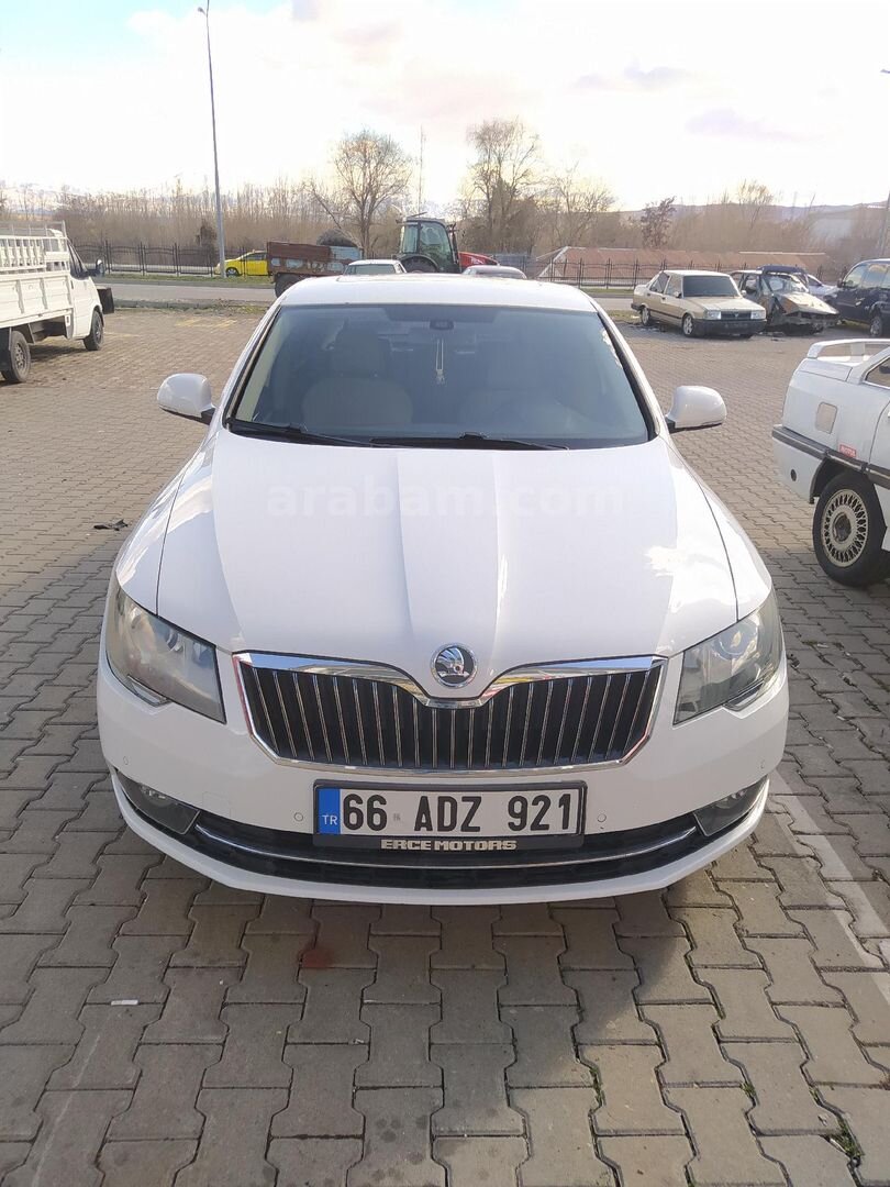 Sahibinden Skoda SuperB 1.6 TDI Elegance 2013 Model Bingöl 189.000 km Beyaz 6