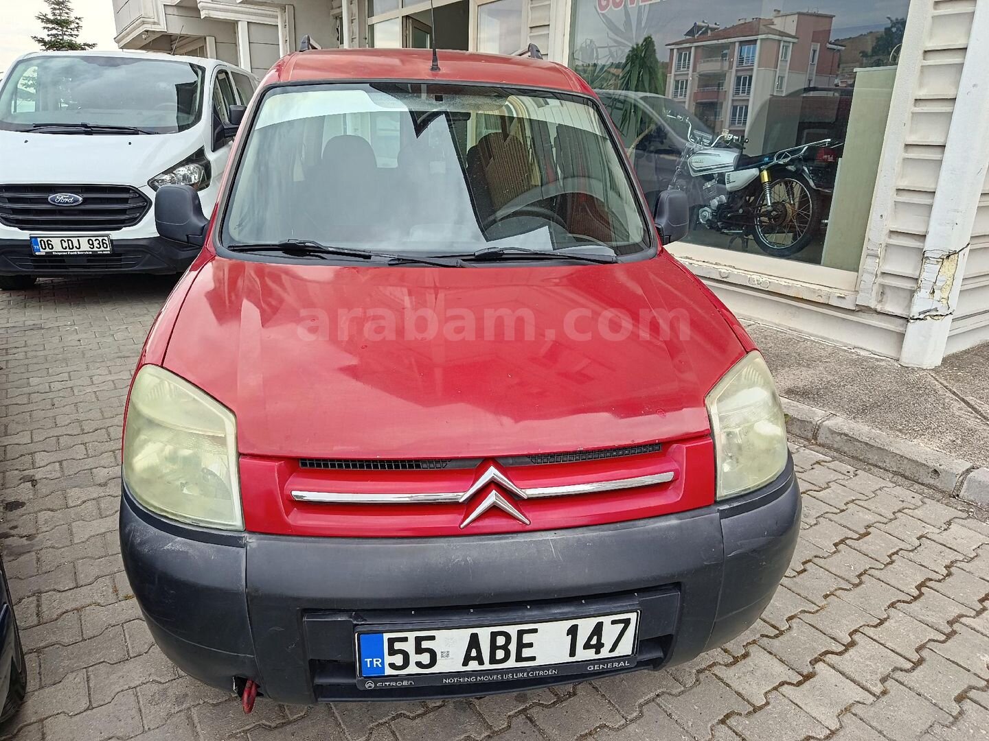 Galeriden Citroen Berlingo 1.9 D 2003 Model Samsun 280.000 km Bordo 1