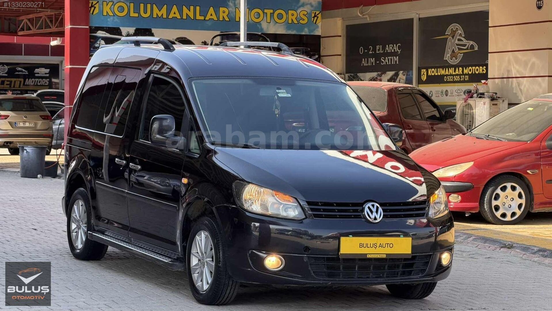 Galeriden Volkswagen Caddy 1.6 TDI Comfortline 2013 Model Adana 268.000 km Siyah 3