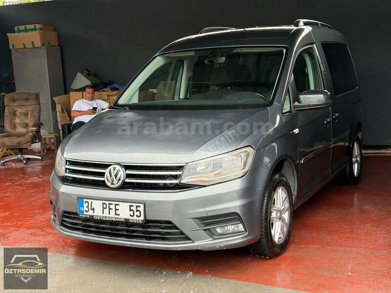 Galeriden Volkswagen Caddy 1.6 TDI Comfortline 2015 Model İstanbul 237.104 km Gri