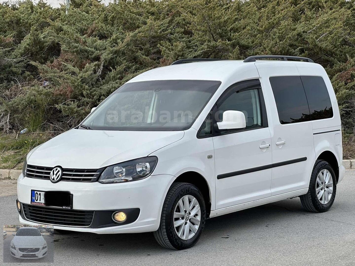 Galeriden Volkswagen Caddy 1.6 TDI Comfortline 2014 Model Adana 235.000 km Beyaz 1