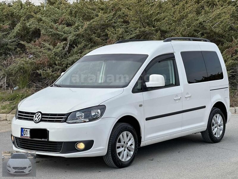 Galeriden Volkswagen Caddy 1.6 TDI Comfortline 2014 Model Adana 235.000 km Beyaz