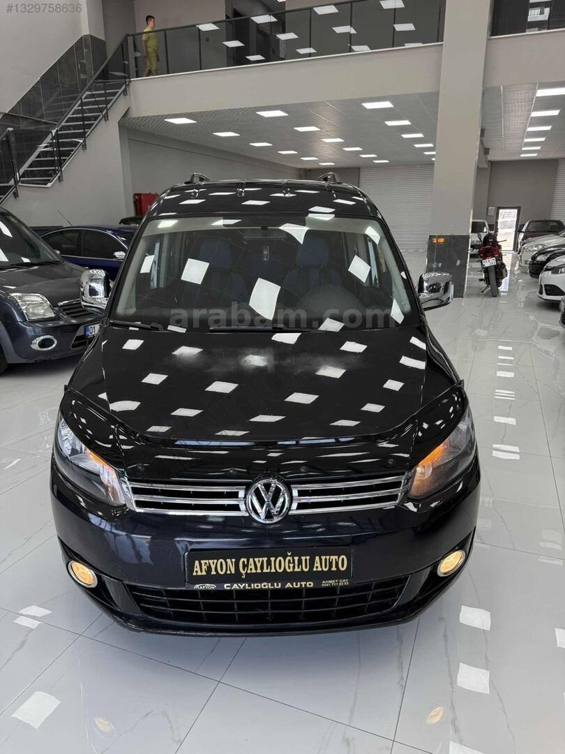 Galeriden Volkswagen Caddy 1.6 TDI Comfortline 2011 Model Afyonkarahisar 230.000 km Siyah 1