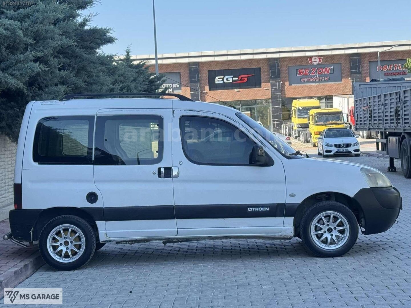 Galeriden Citroen Berlingo 1.9 D SX 2003 Model Konya 326.000 km Beyaz 5