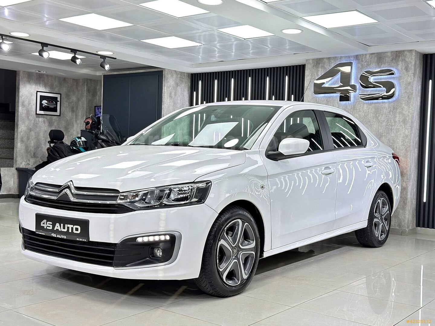 Galeriden Citroen C-Elysée 1.5 BlueHDI Feel 2020 Model İstanbul 180.000 km Beyaz 4