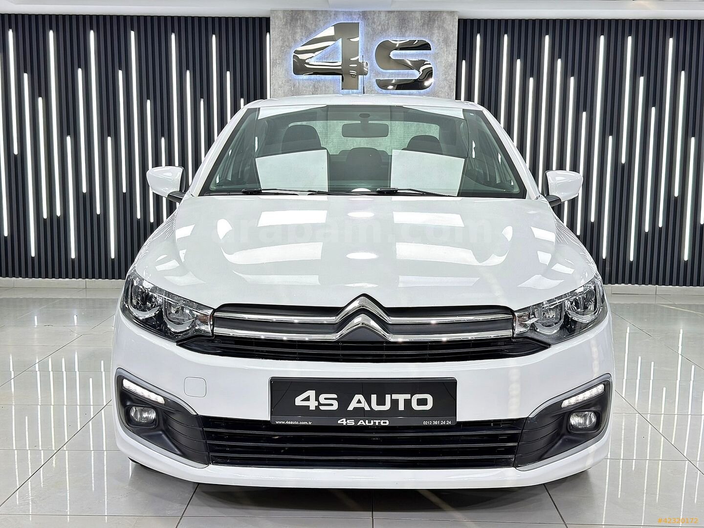 Galeriden Citroen C-Elysée 1.5 BlueHDI Feel 2020 Model İstanbul 180.000 km Beyaz 3